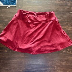 Red SHEIN skirt